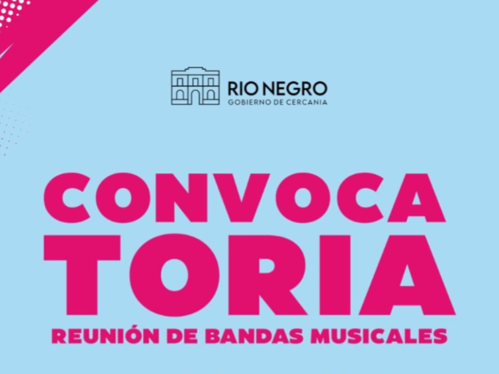 Convocatoria a Bandas Musicales