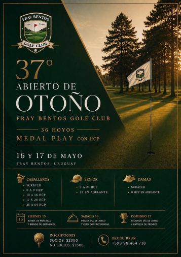 37º Abierto de Otoño en el Fray Bentos Golf Club