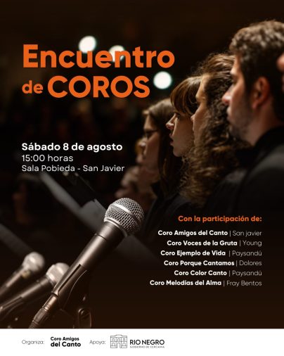 Encuentro de Coros con agrupaciones de la región