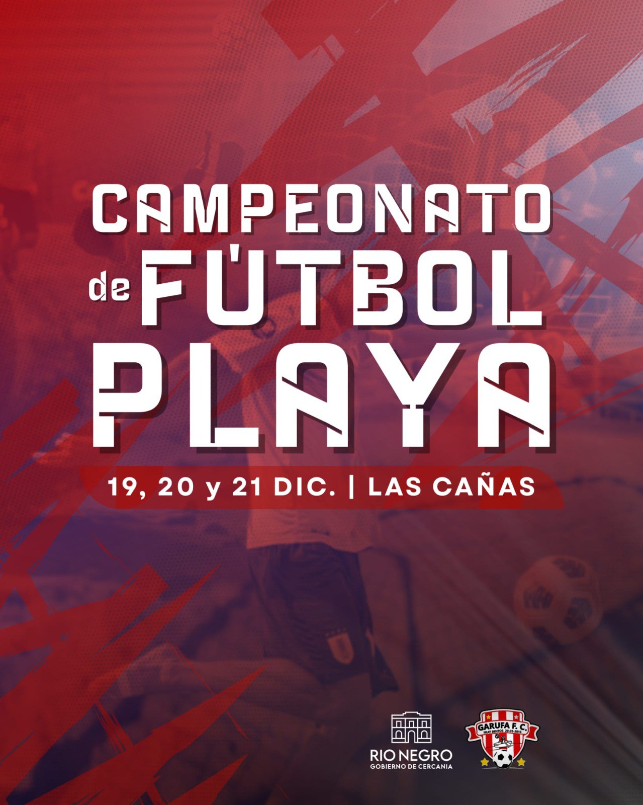 Campeonato de Fútbol Playa en Las Cañas