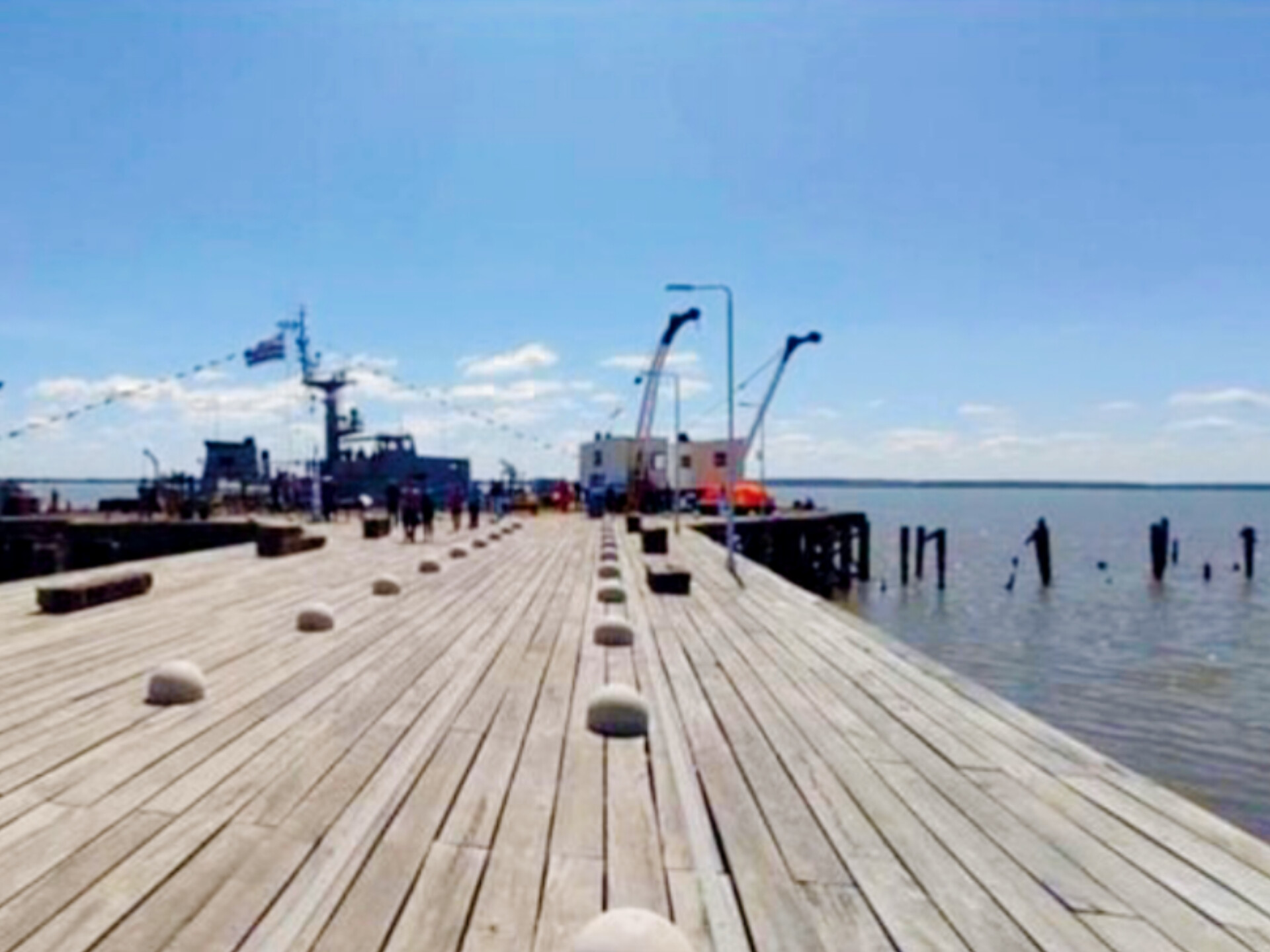 Retomarán obras en el muelle del ex frigorífico Anglo