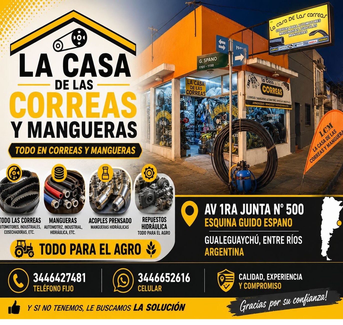 La Casa de las Correas y Mangueras