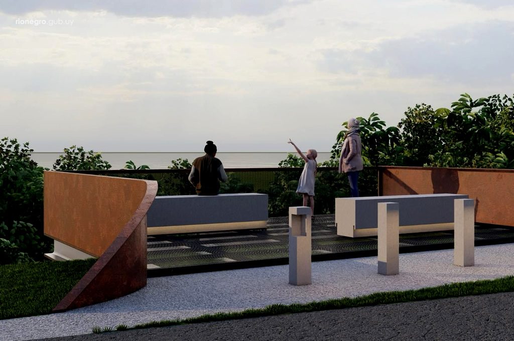 Construcción de un mirador en el Paseo de los Inmigrantes de San Javier